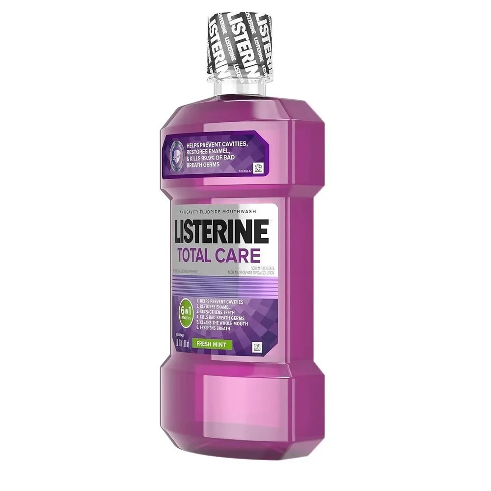 2-Pack Listerine Mount Vernon Total Care Mouth Wash 33.81 Fluid Ounce Purple